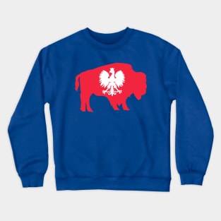 Polish Buffalo NY Polish American Buffalo Dyngus Day Crewneck Sweatshirt